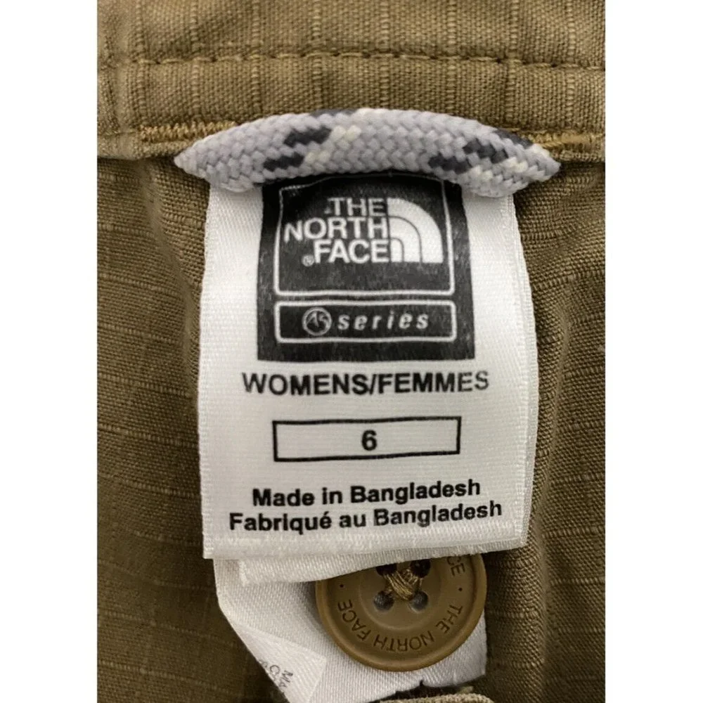 The North Face Women's Size 6 Golden Brown Casual Hiking Capri Pants 32" x 18" - Picture 7 of 9